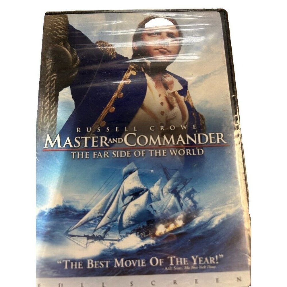 DVD Master and Commander: The Far Side of the World 2004 Full Screen NEW Sealed